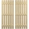 Ekena Millwork Americraft 6-Board, 3 Batten Exterior Real Wood Spaced Board-n-Batten Shutters, ARW401SB623X78NTH, PR ARW401SB623X78NTH - alternate 1